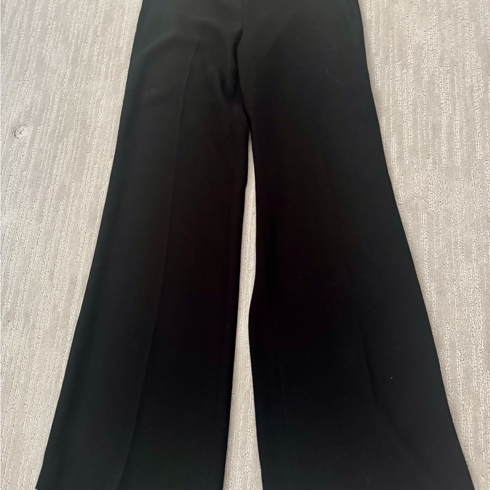 Theory Black Wide Leg Pants